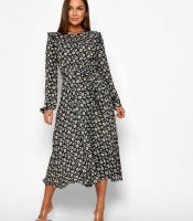 Элегантное летнее платье в цветочек 51781