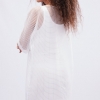 Белое платье из сетки 32629  xp-1529