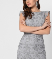 Праздничный мини-комбинезон с вышивкой цвет сельвер 48816