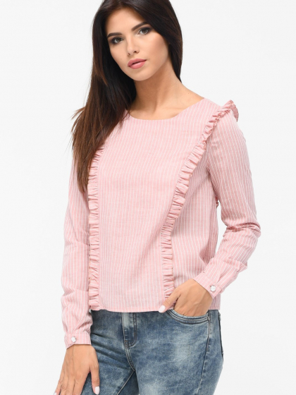 Женская блуза с рюшами 34161