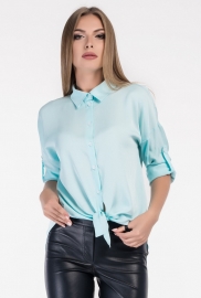 Женская стильная рубашка оверсайз 34089