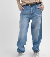Голубые джинсы baggy 55995 Голубые джинсы baggy 55995