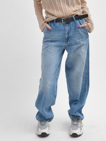 Голубые джинсы baggy 55995