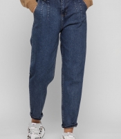 Стильные синие джинсы мом 38620