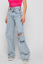 Летние джинсы палаццо 48374 Летние джинсы палаццо 48374