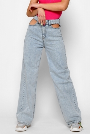 Дизайнерские джинсы с разрезами 48533 Дизайнерские джинсы с разрезами 48533