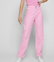 Розовые джинсы релаксы 48539