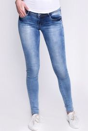 Зауженные джинсы с потёртостями 30994 Зауженные джинсы с потёртостями 30994