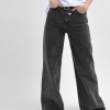 Женские графитовые джинсы wide leg 55998  xp-1838