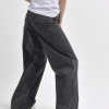 Женские графитовые джинсы wide leg 55998  xp-1838