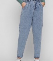 Женские джинсы мом цвет голубой 38632