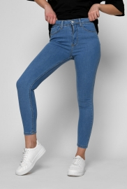 Синие джинсы скинни 55119 Синие джинсы скинни 55119