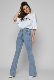 Женские голубые джинсы Эспаньйоли 55116 Женские голубые джинсы Эспаньйоли 55116