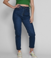 Синие джинсы-баллоны 55121