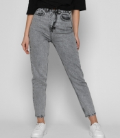 Серые джинсы-баллоны 55128