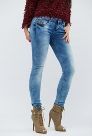 Джинсы скинни с потёртостями 30750 Джинсы скинни с потёртостями 30750