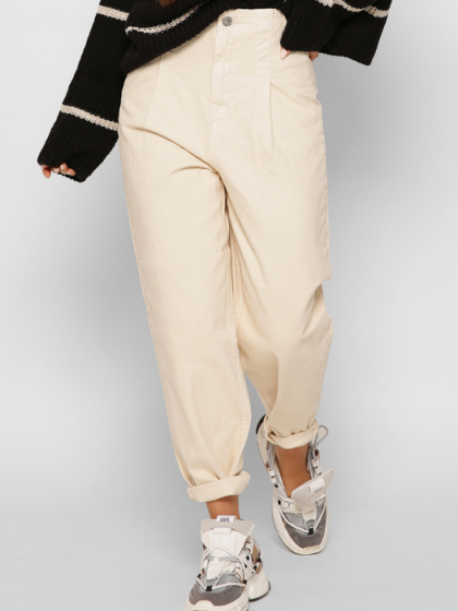 Женские бежевые джинсы slouchy 37969
