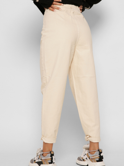 Женские бежевые джинсы slouchy 37969