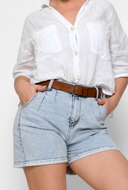 Джинсовые мини-шорты 48535 Джинсовые мини-шорты 48535