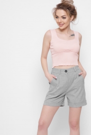 Легкие серые шорты из вискозы 43338 Легкие серые шорты из вискозы 43338