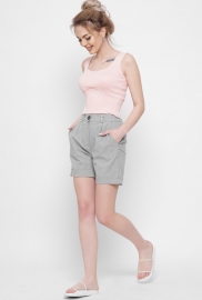 Легкие серые шорты из вискозы 43338 Легкие серые шорты из вискозы 43338