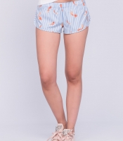 Синие летние шорты-мини 33425