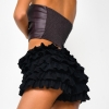 Черные шорты с рюшами 56279  xp-1907