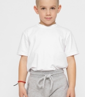 Детская белая футболка 38376 Детская белая футболка 38376