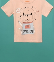 Детская футболка Standart с принтом Space cat 34491