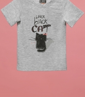 Детская футболка Standart з принтом Black black cat 34485