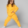 Детский желтый спортивный костюм унисекс на флисе 53301  xp-1949