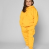 Детский желтый спортивный костюм унисекс на флисе 53301  xp-1949