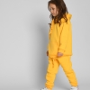 Детский желтый спортивный костюм унисекс на флисе 53301  xp-1949