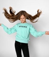 Подростковый свитшот с вышивкой "Shake it off" 52542