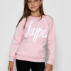 Розовый свитшот с рисунком HYPE 52546  xp-1962