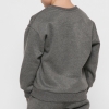 Детский свитшот с надписью цвет графит 38457  xp-1963