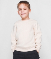 Детский однотонный свитшот бежевого цвета 31992