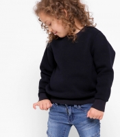 Детский свитшот на флисе цвет синий 30424