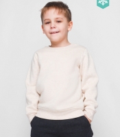 Детский свитшот на флисе цвет бежевый 30425