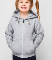 Серая детская спортивная кофта без принта 30426