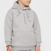 Детский худи с капюшоном цвет серый 38465  xp-2018