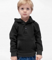 Детское графитовое худи без принта 32002