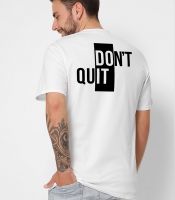 Футболка мужская с принтом Don't Quit CRC 16006-3 56327