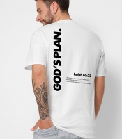 Футболка мужская с принтом God's Plan CRC 16009-3 56334
