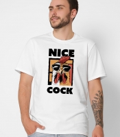 Футболка мужская с принтом Nice Cock CRC 16019-3 56354