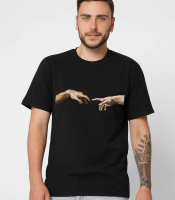 Футболка мужская с принтом Руки зі створення Адама CRC FS-101-8 45935