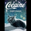 Футболка мужская с принтом Cocaine Cat CRC 16039-8 57056  xp-2119