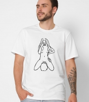 Футболка мужская с принтом Pussy Licking CRC 16053-3 57075