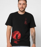 Футболка мужская с принтом Sun Samurai CRC 16057-8 57081