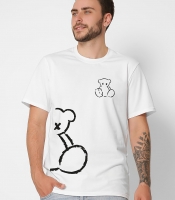Футболка мужская с принтом Teddy Bear CRC 16059-3 57083